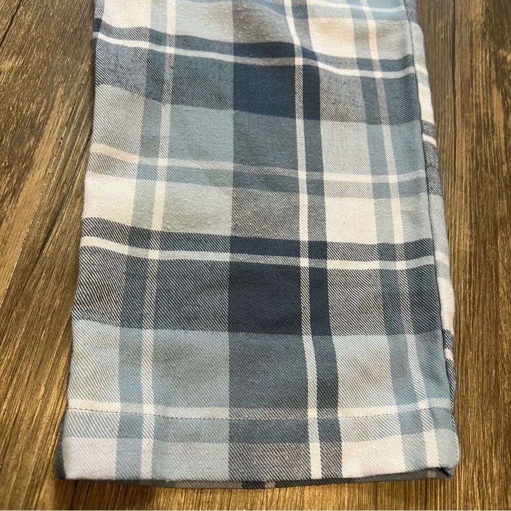 Abercrombie Kids Sleep Blue Plaid Pants Loungewear Joggers Pijama Pants 15/16